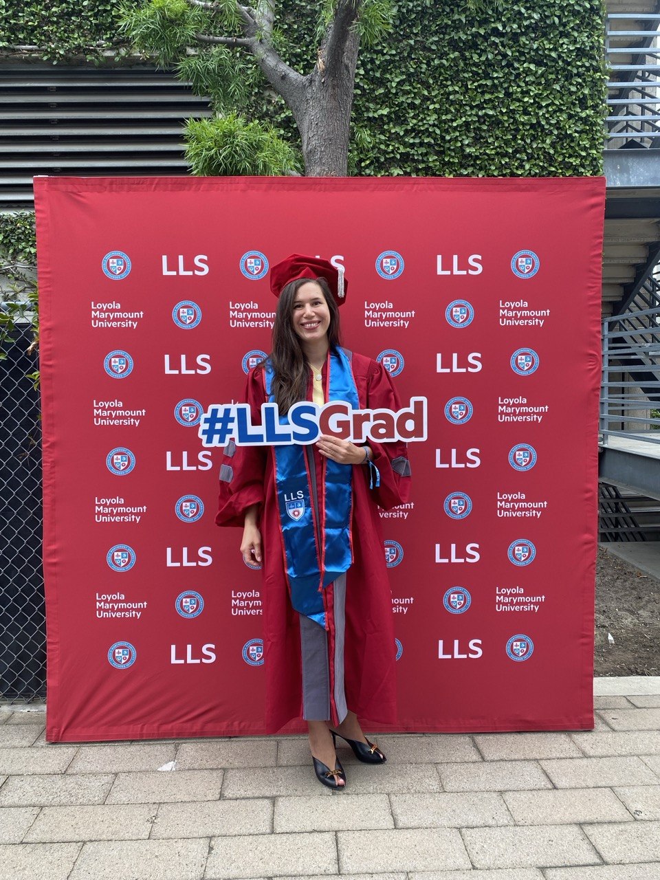 Daria Krutikova — LMU Loyola Law School graduation