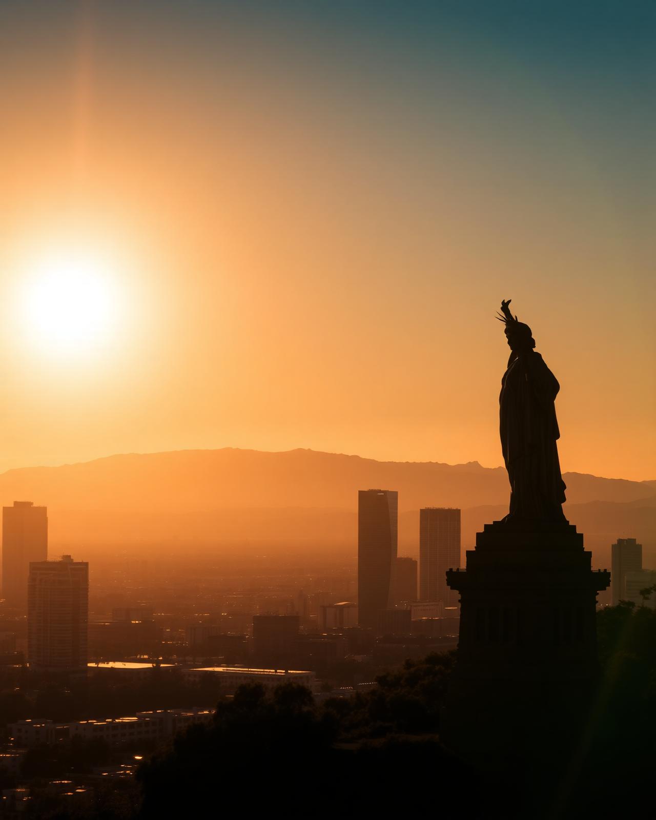 Liberty over LA